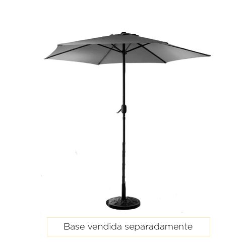 Ombrelone Decor Haste Central Cinza 2,5X2,3M Su2006-Cz