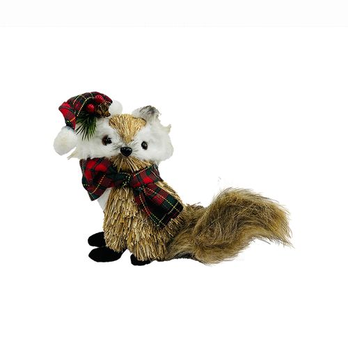 Raposa Decoração Natalina 18x25x10cm Miro XMSM220