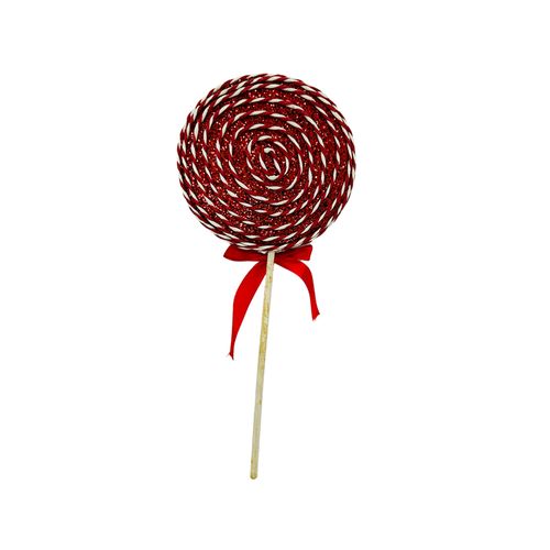 Ornamento Decoração Natalina 15cm Branco Miro XMNBBC14