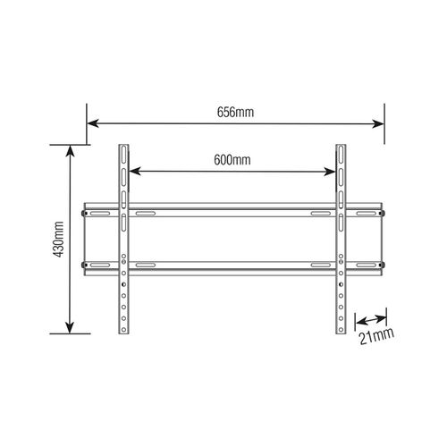 Suporte Brasforma Fixo 37 a 75 SBRP604