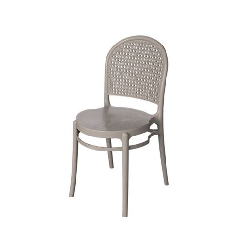 Cadeira Forte Plastico Retro Telinha Nude 7894855232418