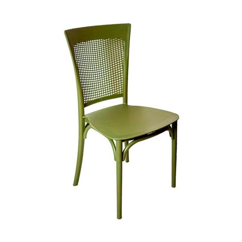 Cadeira Forte Plastico Robust Palha Verde 7894855232029