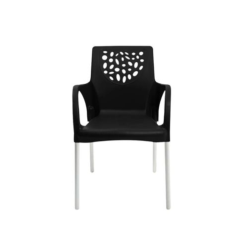 Poltrona Forte Plastico Deluxe Preto 7894855222624