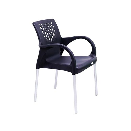 Poltrona Forte Plastico Deluxe Preto 7894855222624
