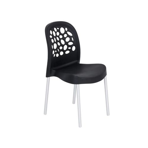Cadeira Forte Plastico Deluxe Preto 789455222723