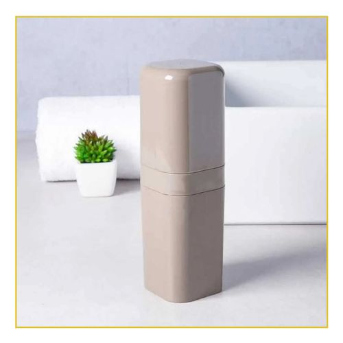 Porta Escova Coza Splash com Tampa Cimento Gray 20453/0126