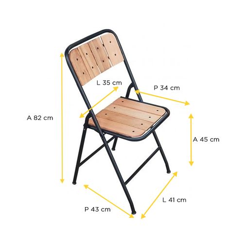 Cadeira Metalnew Dobravel Amazonas 7779