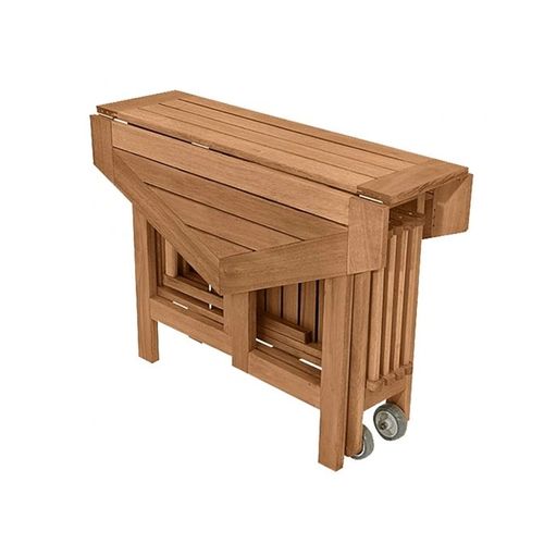 Conjunto Metalnew Mesa Sextavada com 04 Cadeiras Acacia 6010