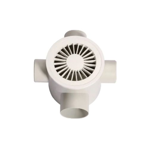 Caixa Sifonada Luconi 100X50X40 Redonda Branco 096