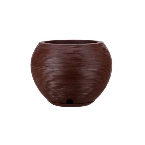 Vaso Floridis Florenca Sisal 32X32 Marrom Stone 10160305