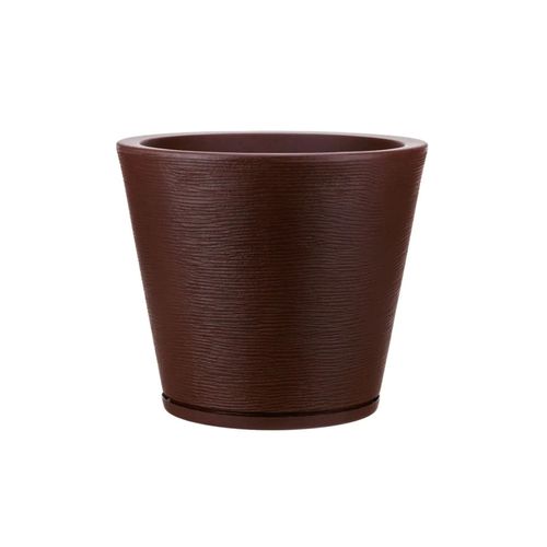 Vaso Floridis Genebra 34X35 Marrom Stone  10160035