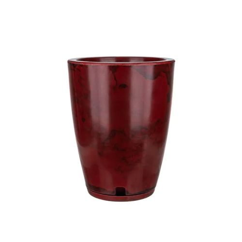 Vaso Floridis Amsterda Marmorato 29X44 Vermelho 10160523