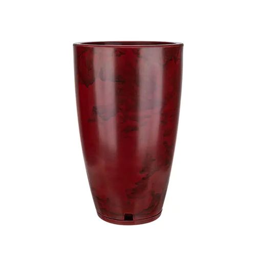 Vaso Floridis Amsterda Marmorato 35X65 Vermelho 10160544