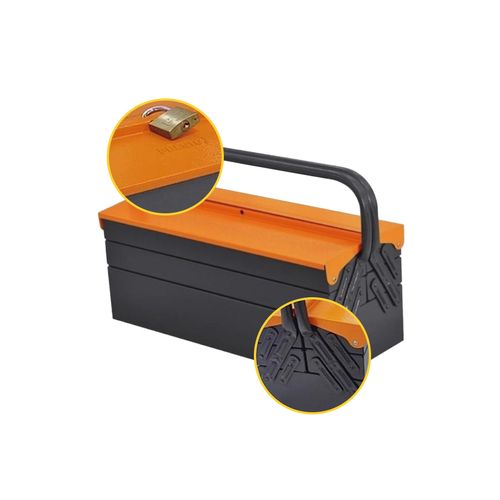 Caixa Ferramenta Presto Sanfonada 5 Gavetas 91801