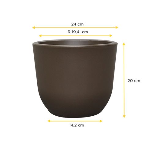Vaso Japi Concept Redondo Cafe N1 24X20cm VCRK1