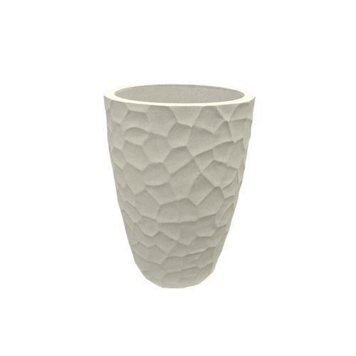 Vaso Japi Conico Prisma 41cm Cimento JVOPC41