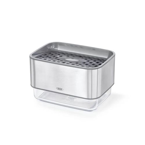 Porta Detergente Oxo E Esponja Inox 400ml 4080570712