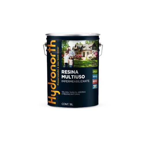 Resina Hydronorth 18 Litros Alto Brilho Incolor Base Solvente