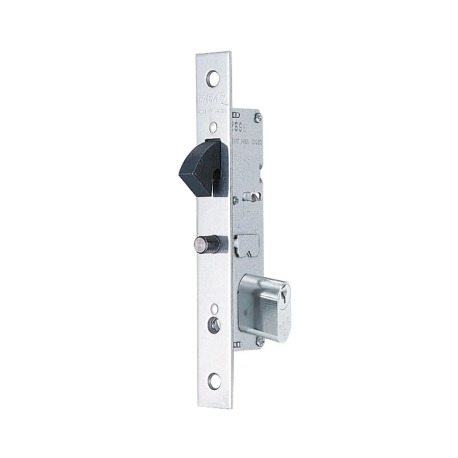 Fechadura Papaiz para Porta Correr 815 400/50 Cromado - Todimo