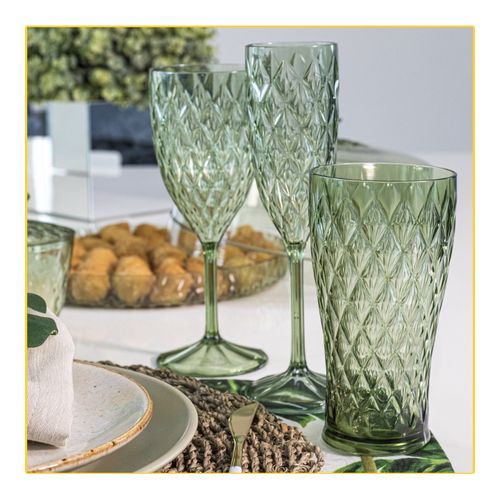 Copo Plasutil Glamour 14202 Esmeralda