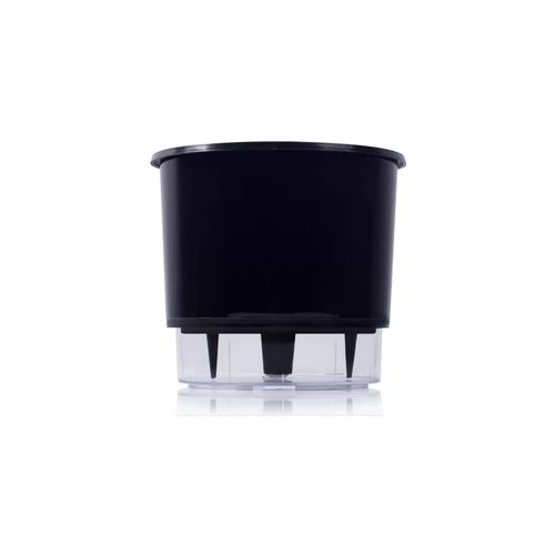 Vaso Autoirrigavel Raiz Rain Bow Preto 03 16X14,3cm 306