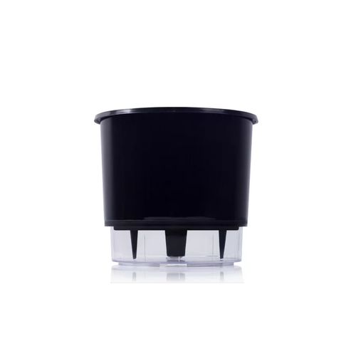 Vaso Autoirrigavel Raiz Rain Bow Preto 04 21,7X19cm 406