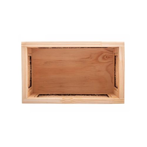 Caixote Madeira Wolff Sisal Pinus 30X18X18cm 13669