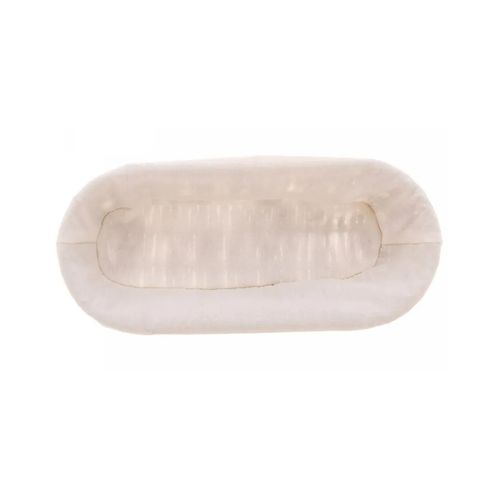 Cesta Wolff Oval de Sisal com Forro em Tecido 28x12x6,5cm — Ref. 61588