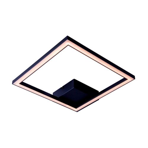 Plafon Startec Urban 1 Luz 30x30Cm 6000K Preto 149330037