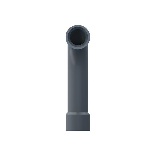 Curva Eletroduto PVC  Condulete Cinza sem Rosca 90-1 Top Tigre 36005661