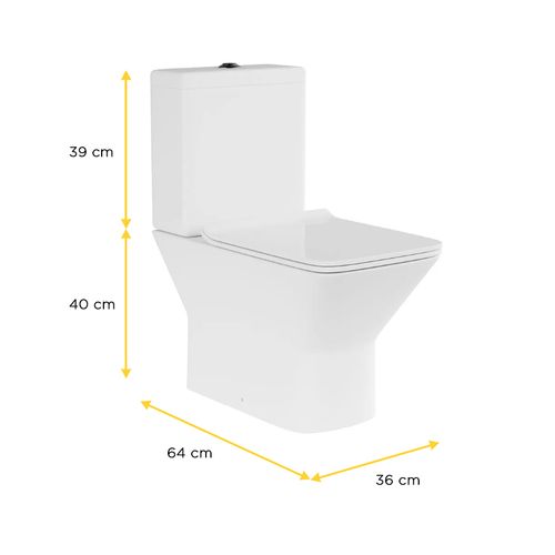 Kit Deca Combo Bacia com Caixa Acoplada Living KP.340.17 Branco