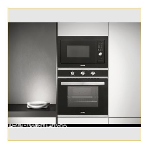 Micro-Ondas Tramontina Glass 94880/002 Embutido 25 Litros 220V