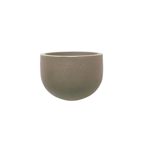 Vaso Japi Redondo Rustico Marmore 33X23cm JVRRR33