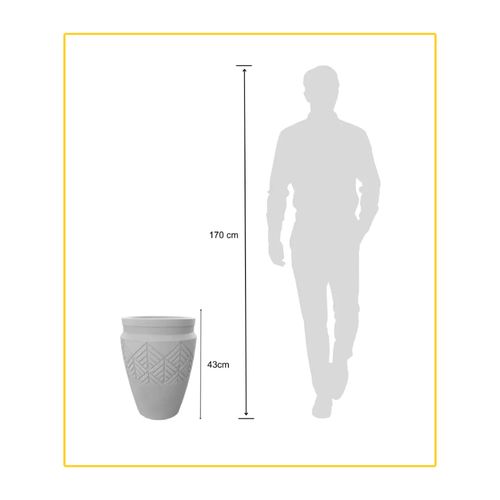 Vaso Japi Tribocilindrico Macchiato 32,2X43cm JVTBMA32