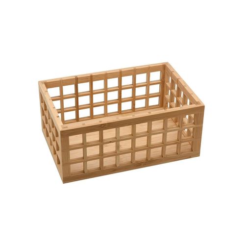 Cesto Oikos Vazado de Bambu 26cm MES01841NAT