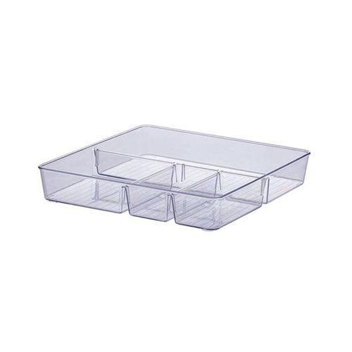 Organizador Paramount Diamond com  Divisorias 31X31X5cm Cristal 906