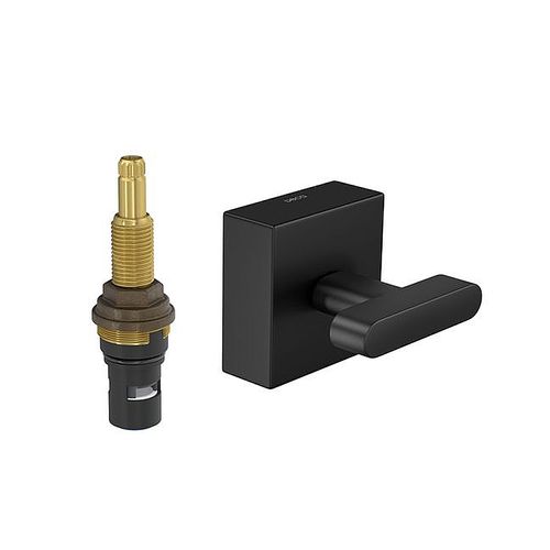 Acabamento Deca 4916.BL38.PQ.MT para Registro Pres 1/2 3/4 PQ Soul Black M