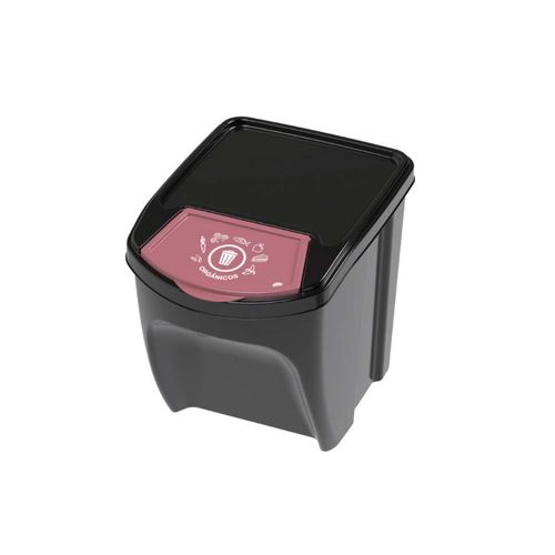Lixeira Plasutil Organica E-Black Empilhavel 20 Litros 14179