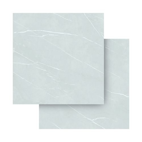 Piso Porcelanato Savane 91x91 Marfino Cinza Polido