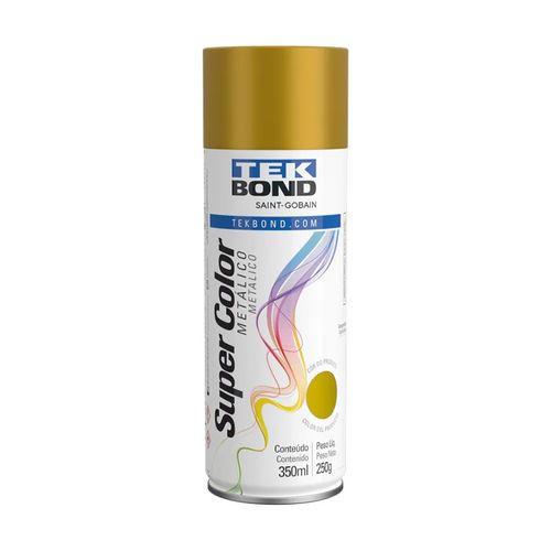Spray Tekbond Metalico Ouro 350ml/250G 23351006900