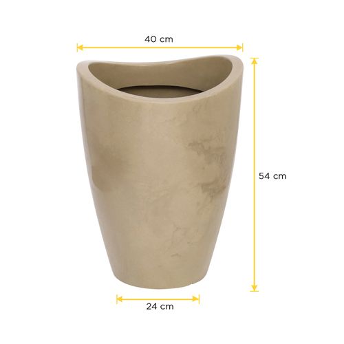 Vaso Palash Copacabana Alto 30X40cm Camurca R.0380.030.040