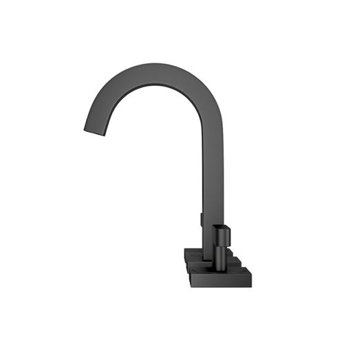 Misturador Deca 1877.BL38.MT Lavatório Mesa Bica Alta Soul Black MT