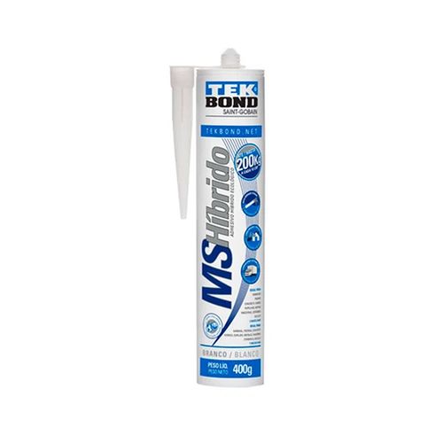 Adesivo Tek Bond MS Hibrido Branco 400Gr 22151006100