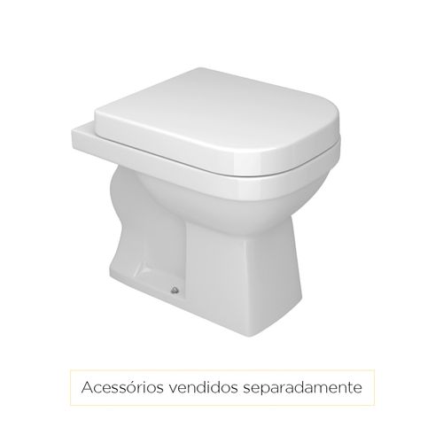 Bacia Deca Sanitária Convencional Quadra Branca — Ref. P.21.17