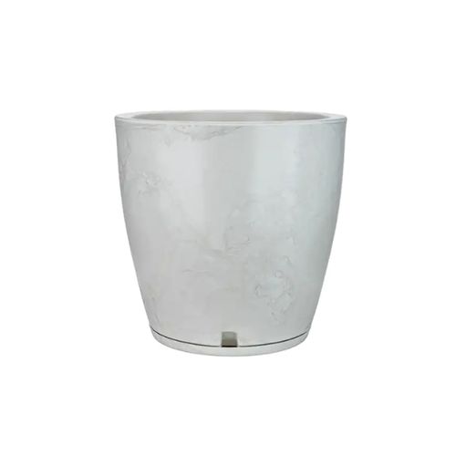 Vaso Floridis Amsterda Marmorato 40X45 Preto 10160553