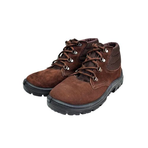 Botina Imbiseg Nobuck Polipropileno Marrom N41 323541