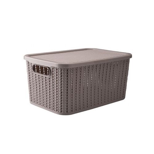 Caixa Plasutil Trama com Tampa 4,7 Litros 224