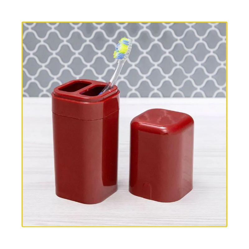 porta-escova-coza-splash-c-tampa-vermelho-20453-0111-088554-088554