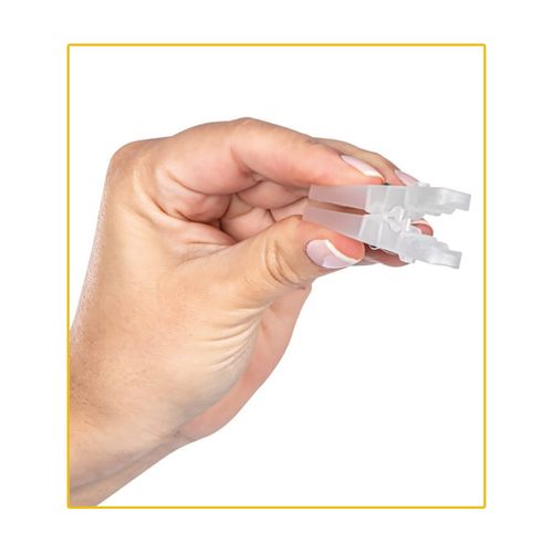 Prendedor Bettanin Esfrebom Plastico Transparente BT3508