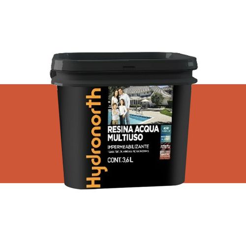 Resina Hydronorth Acqua  3,6 Litro Ceramica Onix